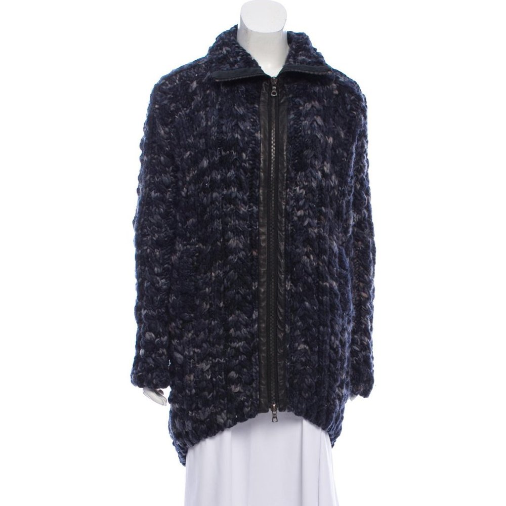 YIGAL AZROUËL Wool Zip-Up Jacket/ Sweater AmazingD